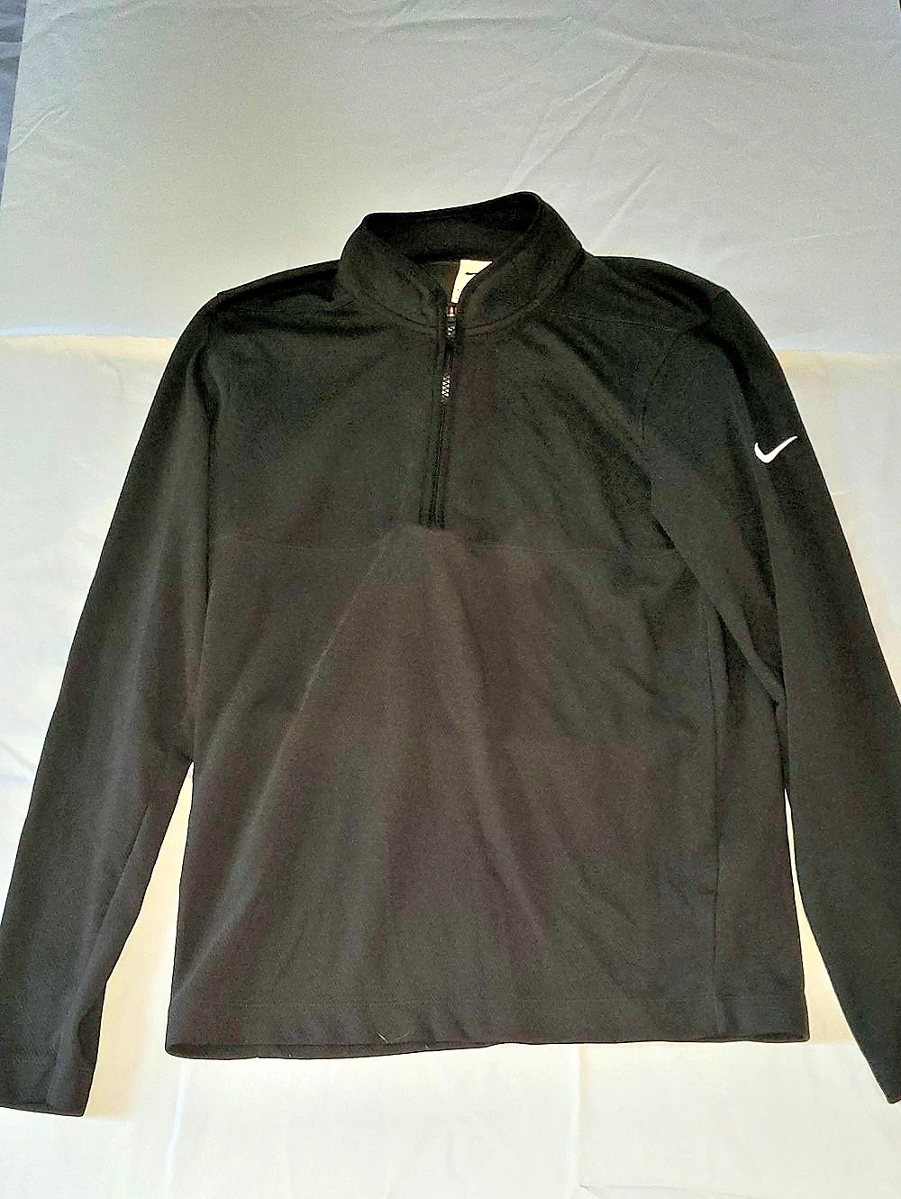 Nike Dri-FIT Quarter-Zip Pullover Black Size Small Like New
